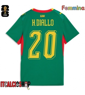 Senegal Habib Diallo #20 Seconda Maglia Femmina Mondiali 2026 Manica Corta